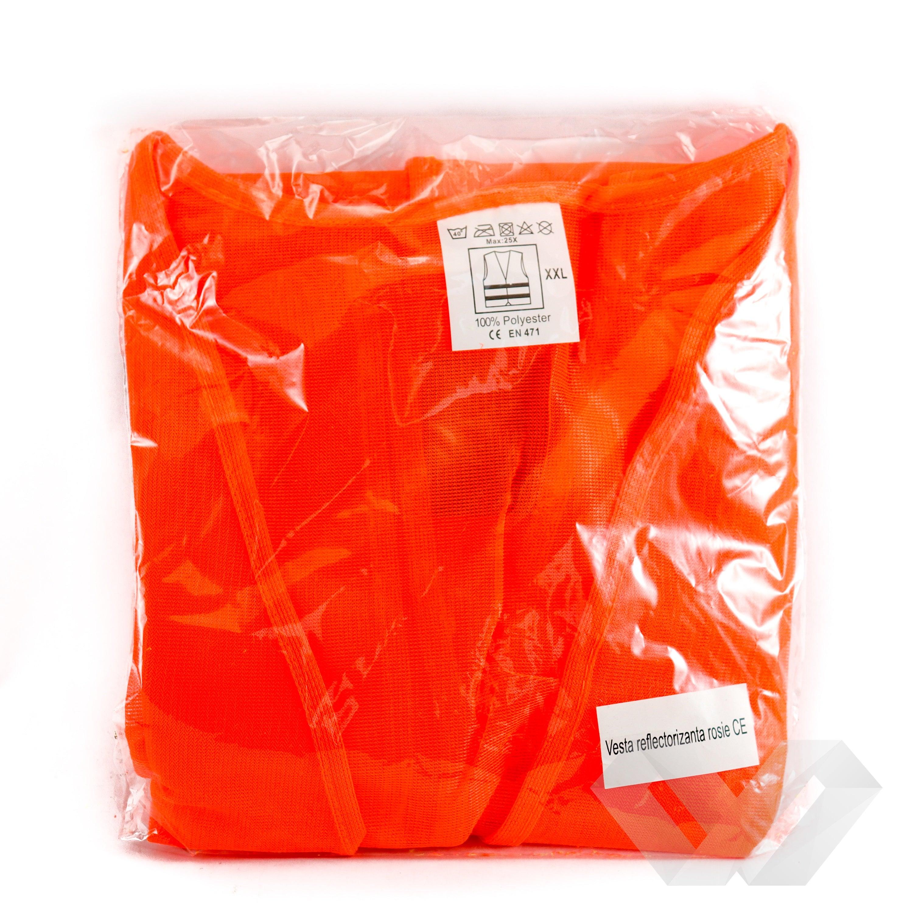 Vesta reflectorizanta verde/rosie