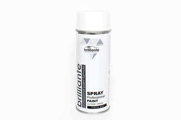 Spray vopsea Alb pur lucios RAL 9010 Brilliante 400ml