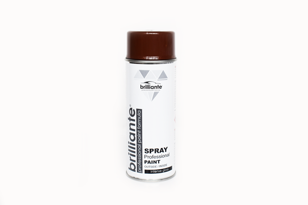 Spray vopsea maro nuca RAL 8011 Brilliante 400ml
