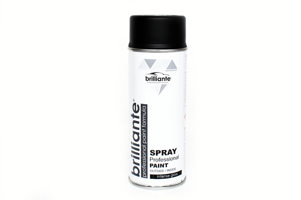 Spray negru mat RAL 9005 Brilliante 400ml