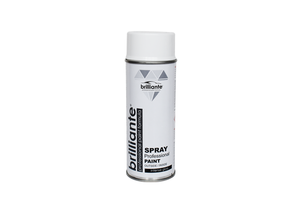 Spray vopsea Alb clasic lucios RAL 9003 Brilliante 400ml