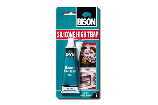 Silicon rosu pentru temperaturi inalte Bison 60ml