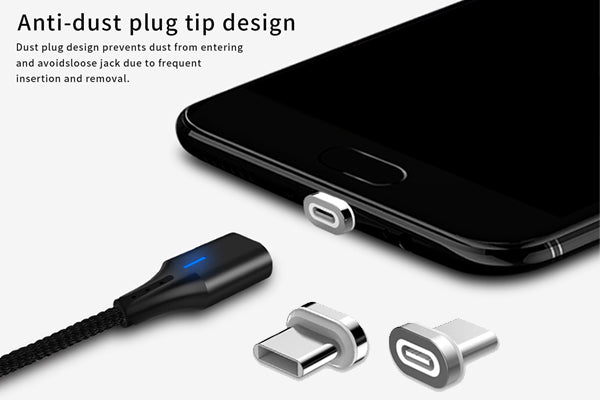 Cablu de date si incarcare 2in1 Fast Charge 3.0 USB la micro USB/TYPE-C 1.5m, 5A Rosu Mega Drive