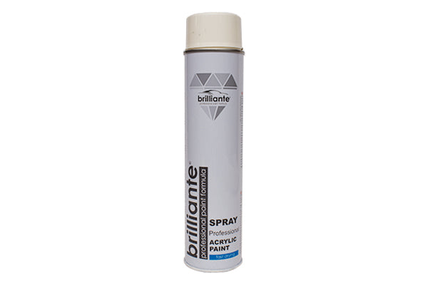 Spray vopsea acrilica alb pur lucios RAL 9010 Brilliante 600ml