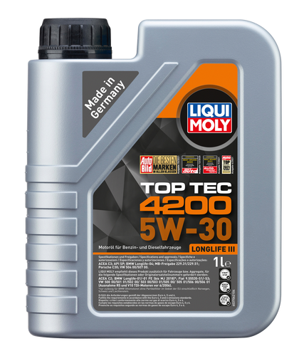 Ulei TOP TEC 4200 5W-30- VW 504 00/507 00 (3706)- 1L Liqui Moly