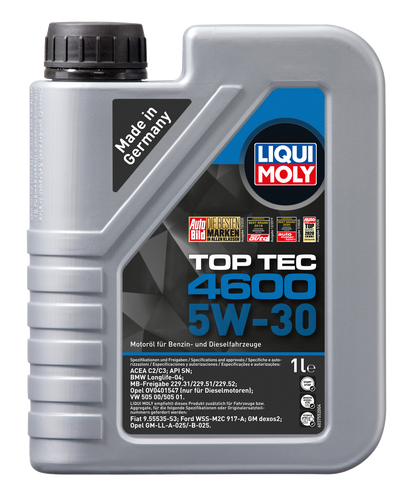 Ulei TOP TEC 4600 5W-30- API SM/CF;OPEL DEXOS2- 1L Liqui Moly