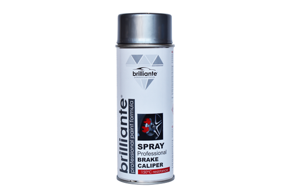 Spray vopsea argintiu pentru etriere frana RAL 9006 Brilliante 400ml