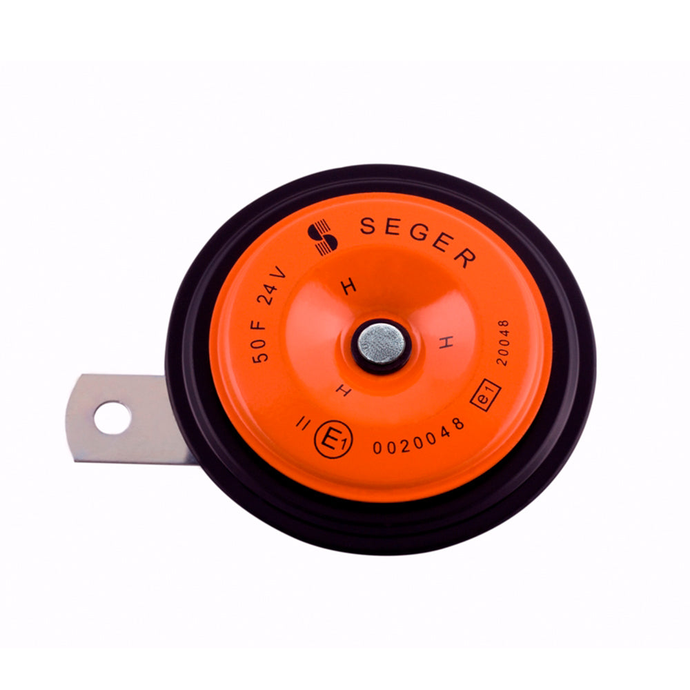  Claxon electromagnetic, tip disc, 24V 3A cu ton inalt Seger