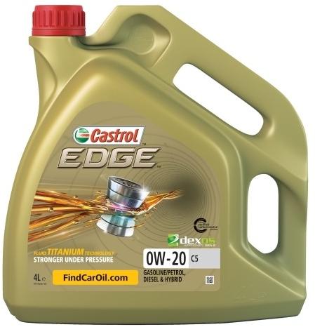 Ulei EDGE 0W-20 C5. 4L Castrol