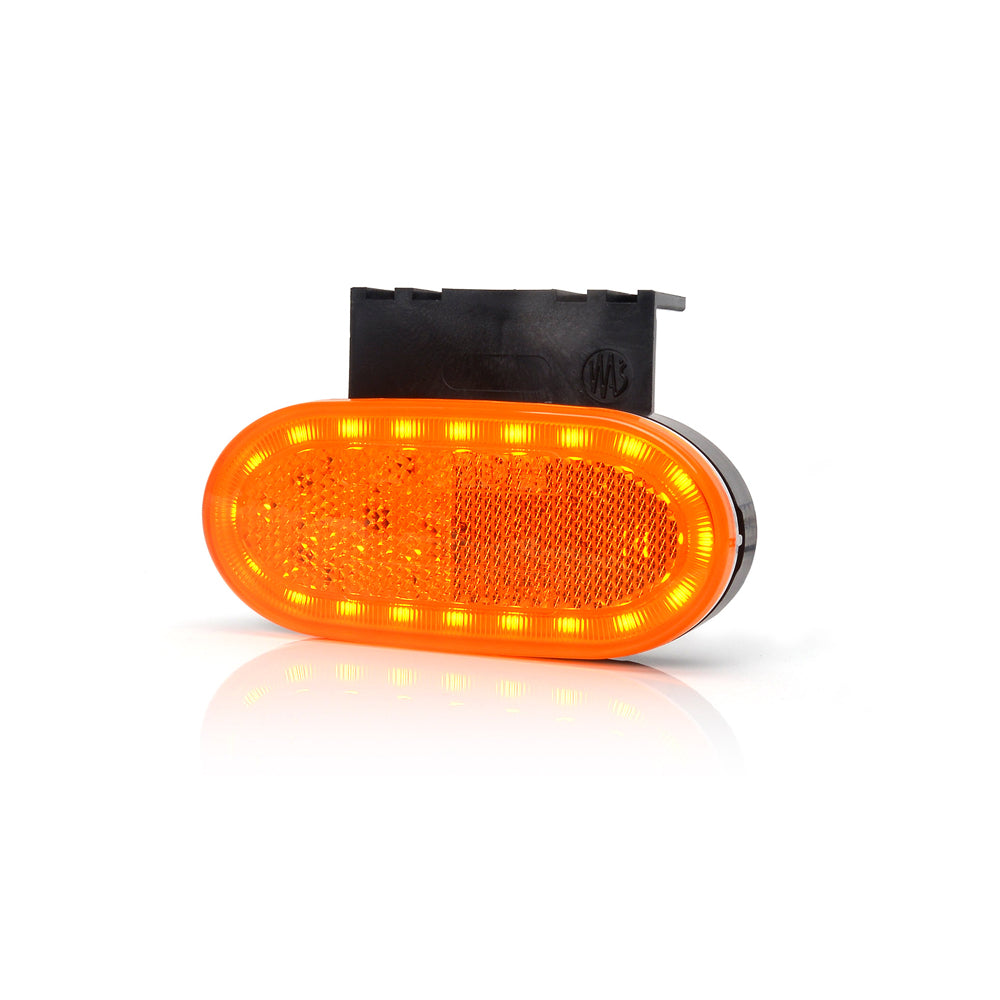 Lampa gabarit LED 1386 W197, 12V-24V, pozitie portocaliu WAS