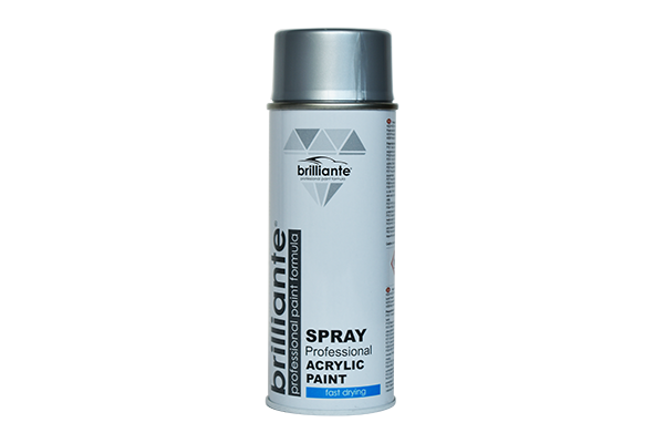 Spray vopsea aluminiu White RAL 9006 Brilliante 400ml