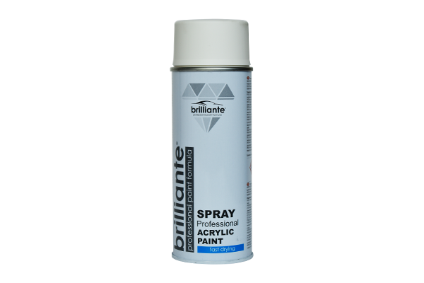 Spray vopsea alb mat RAL 9010 Brilliante 400ml