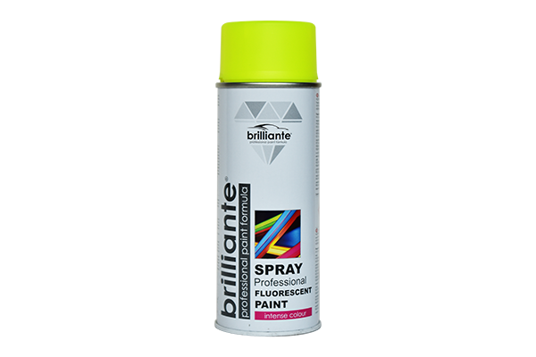Spray vopsea fluorescenta galben Brilliante 400ml