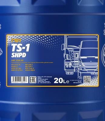 Ulei TS-1 SHPD 15W-40- 20L Mannol