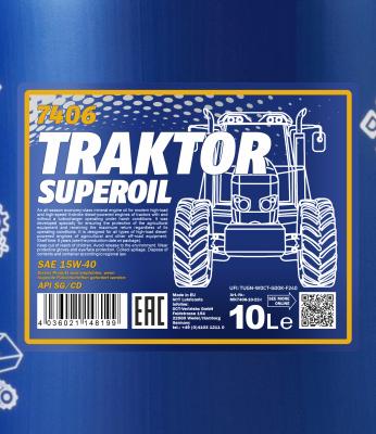 Ulei TRAKTOR SUPEROIL 15W-40- 10L Mannol