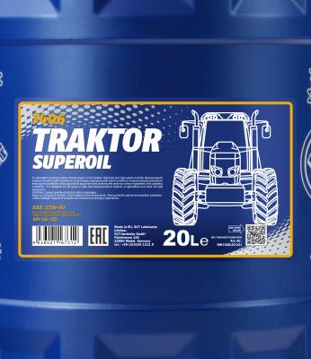 Ulei TRAKTOR SUPEROIL 15W-40- 20L Mannol