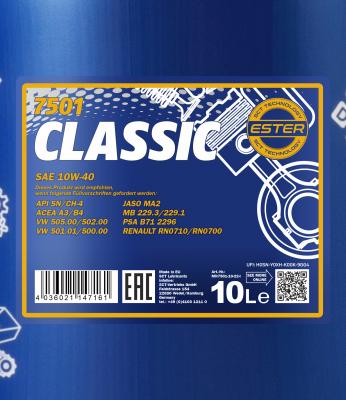 Ulei CLASSIC 10W-40- 10L Mannol
