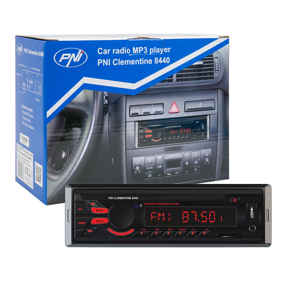  Radio MP3 player auto CLEMENTINE 8440, 4X45W, 12V PNI