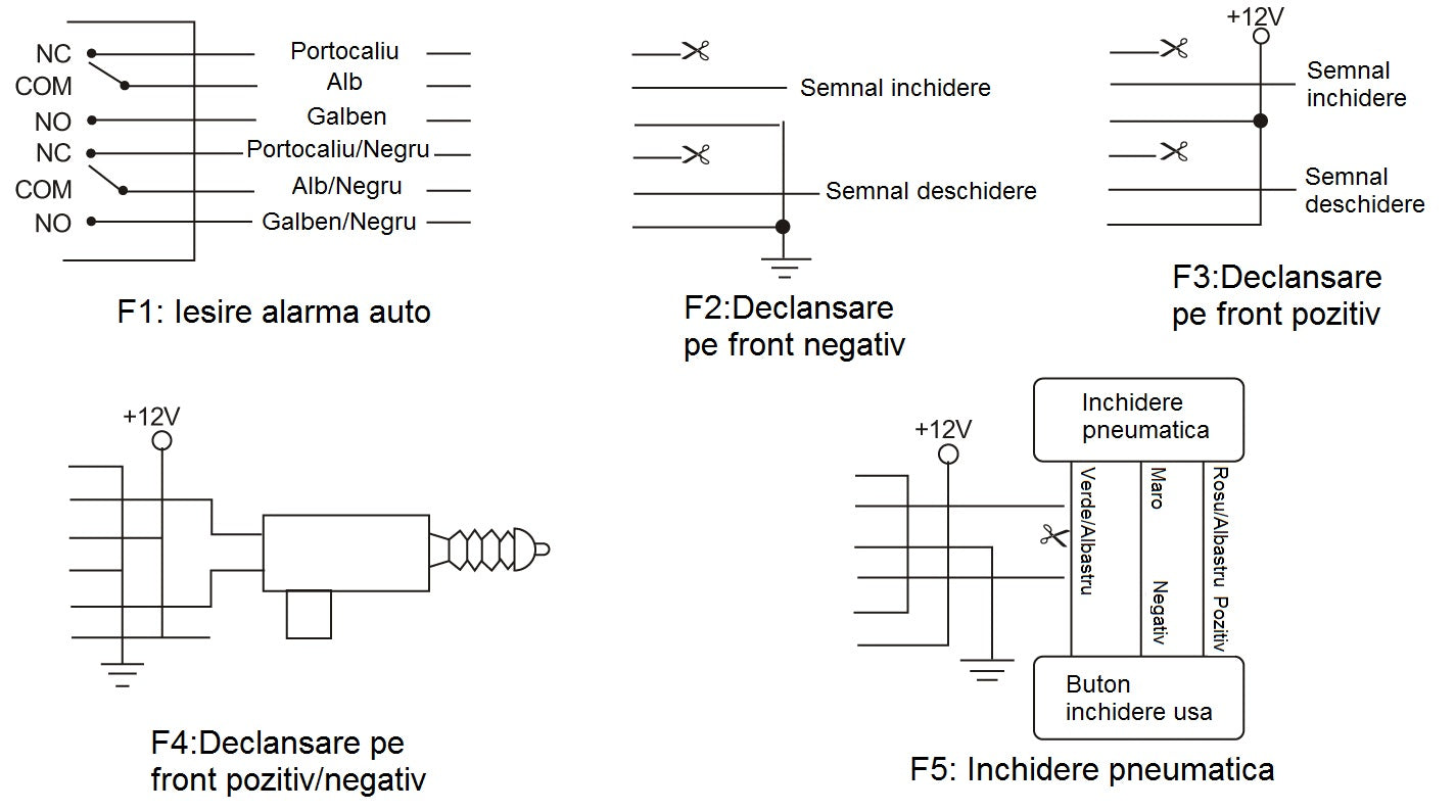 Modul de inchidere centralizat cu telecomanda (include taxa de timbru verde) PNI