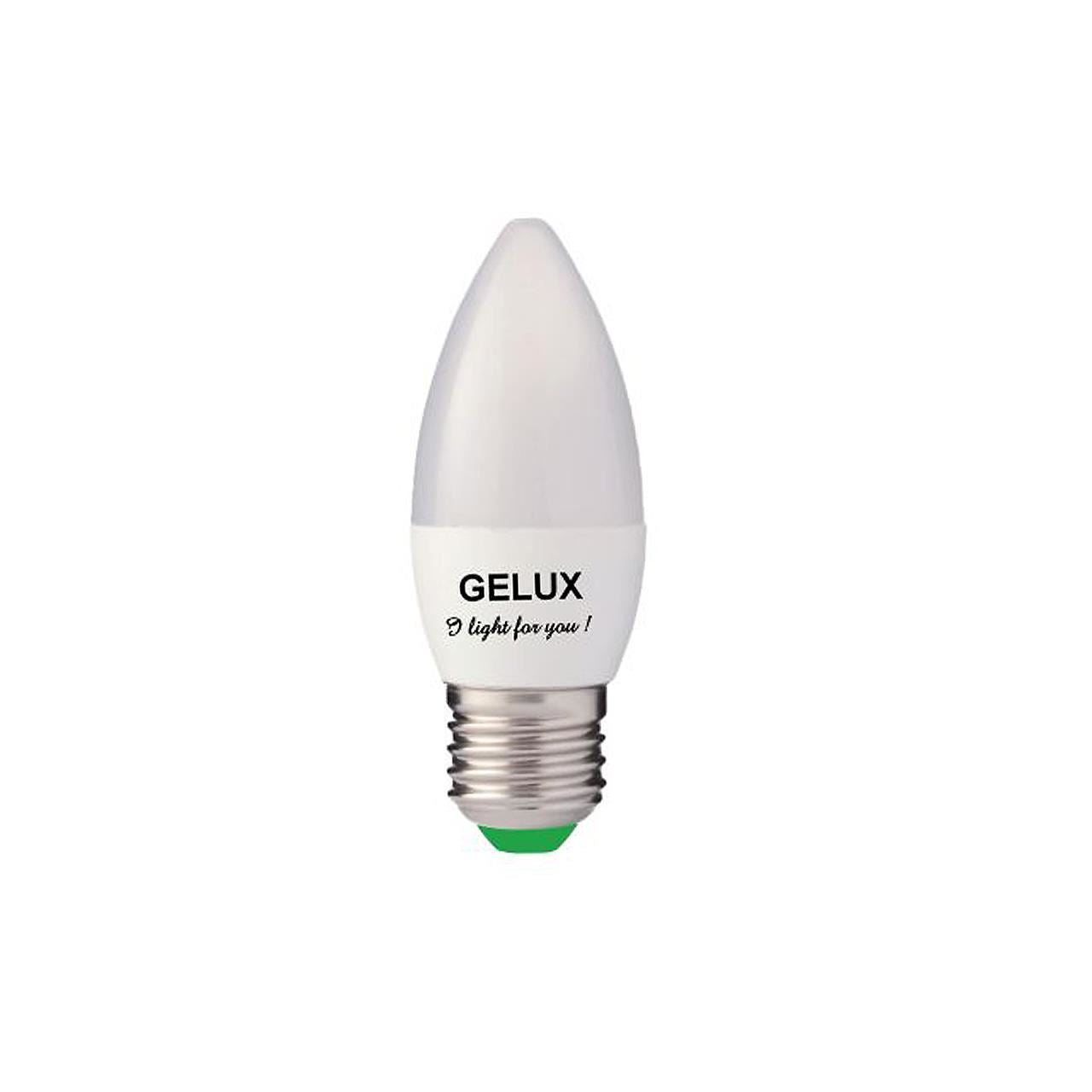 Bec LED Lumanare 8W E27 ECOLED, echivalent 64W lumina rece, Gelux