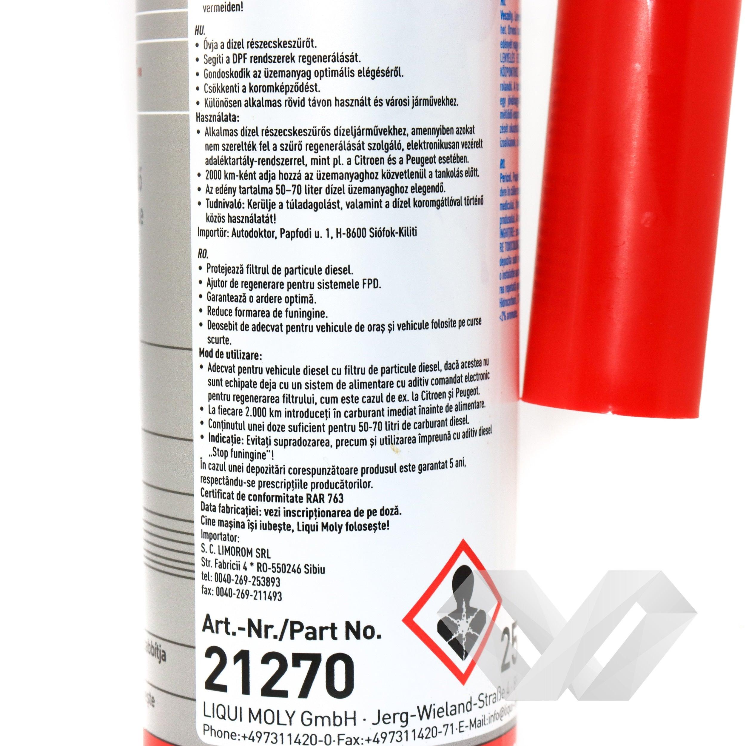 Aditiv protectie filtru de particule Liqui Moly, 250 ml