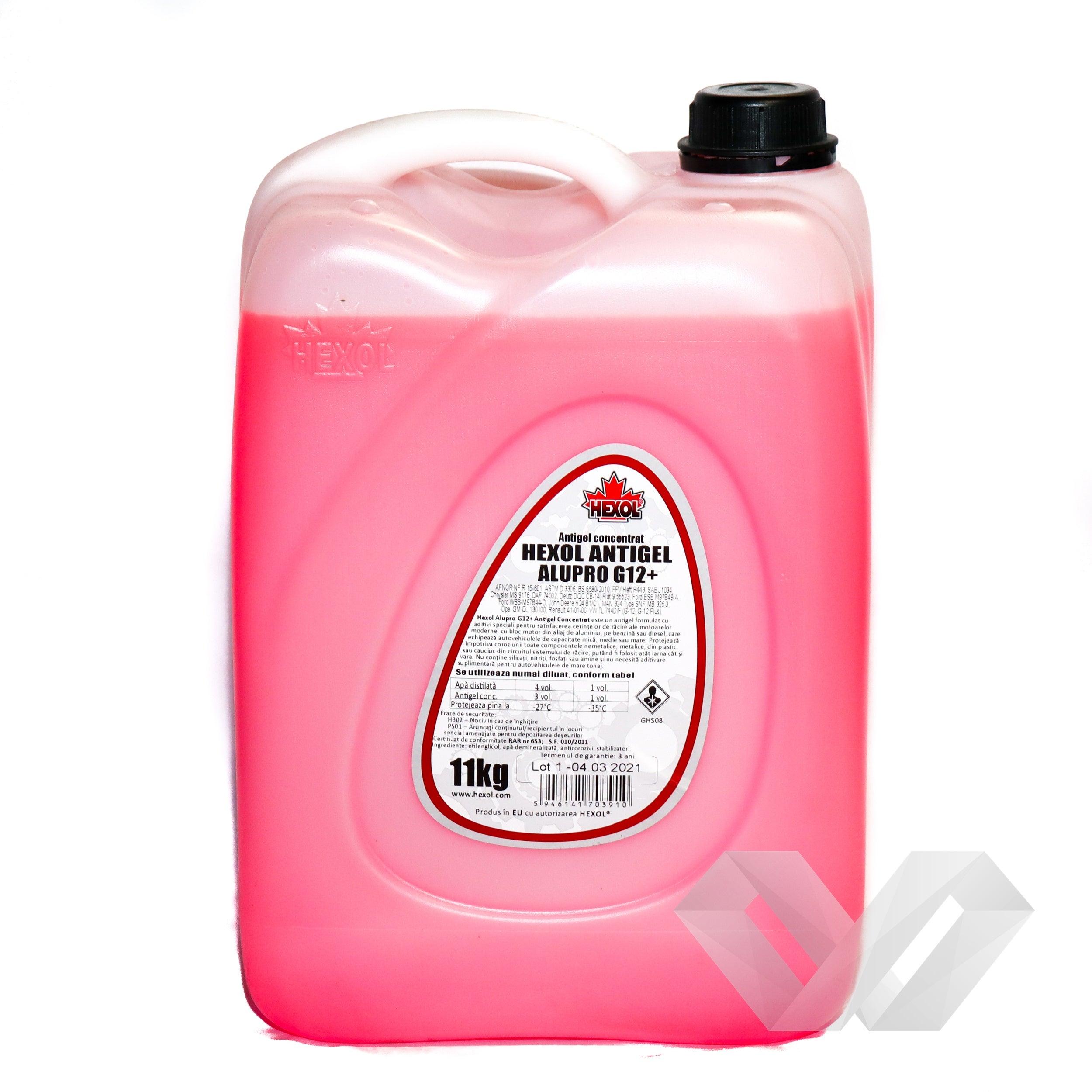 Antigel rosu G12 concentrat Hexol, -35°C, 10L