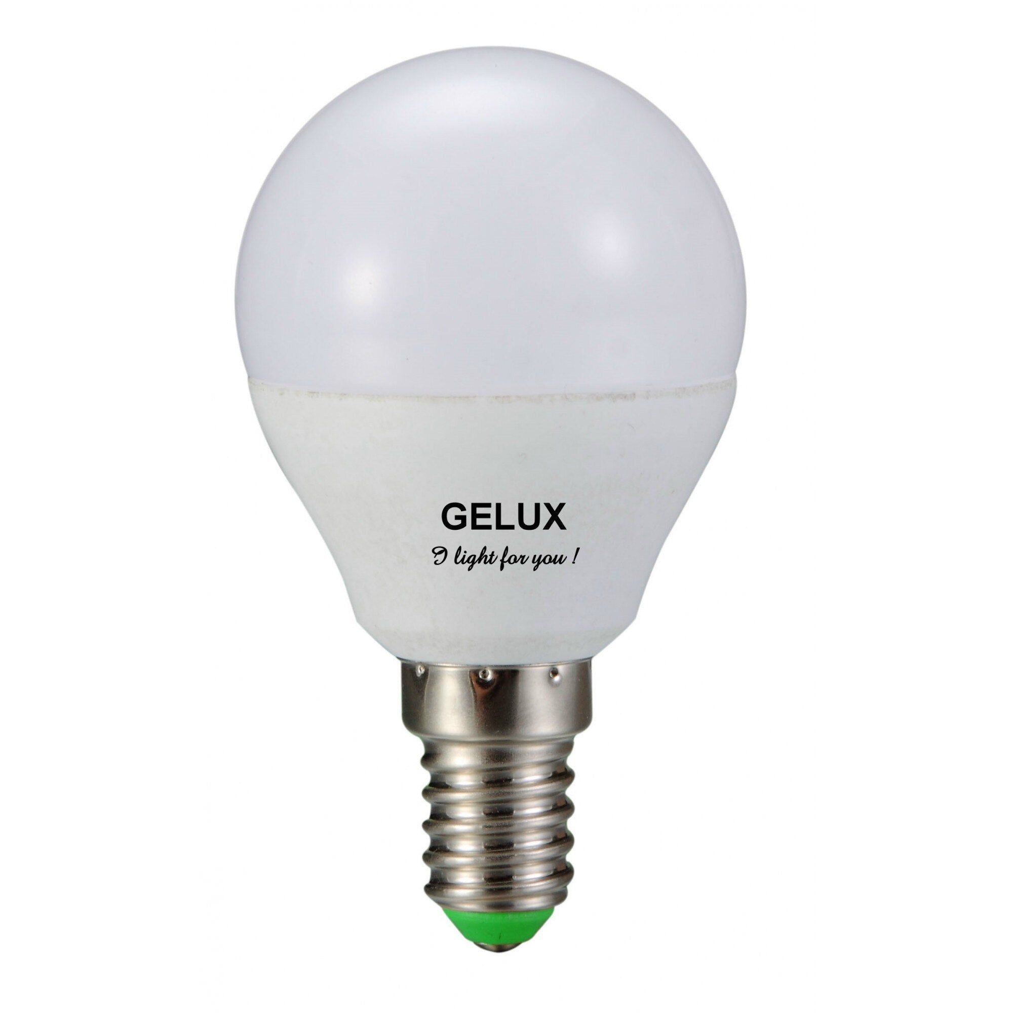 Bec LED Sferic 5W E27 ECOLED, echivalent 40W lumina calda, Gelux