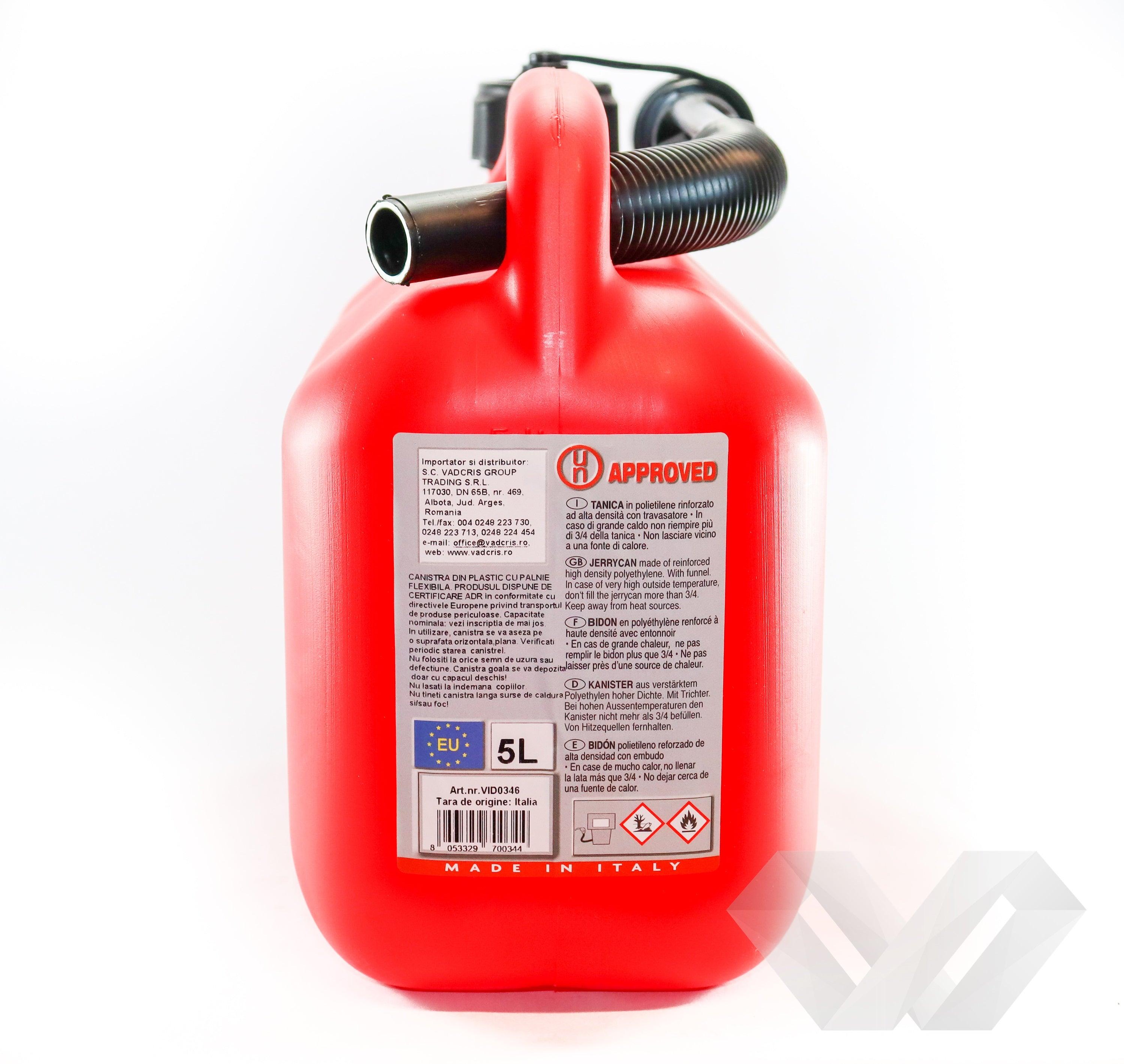 Canistra din plastic pentru combustibil, 5L 10L 20L