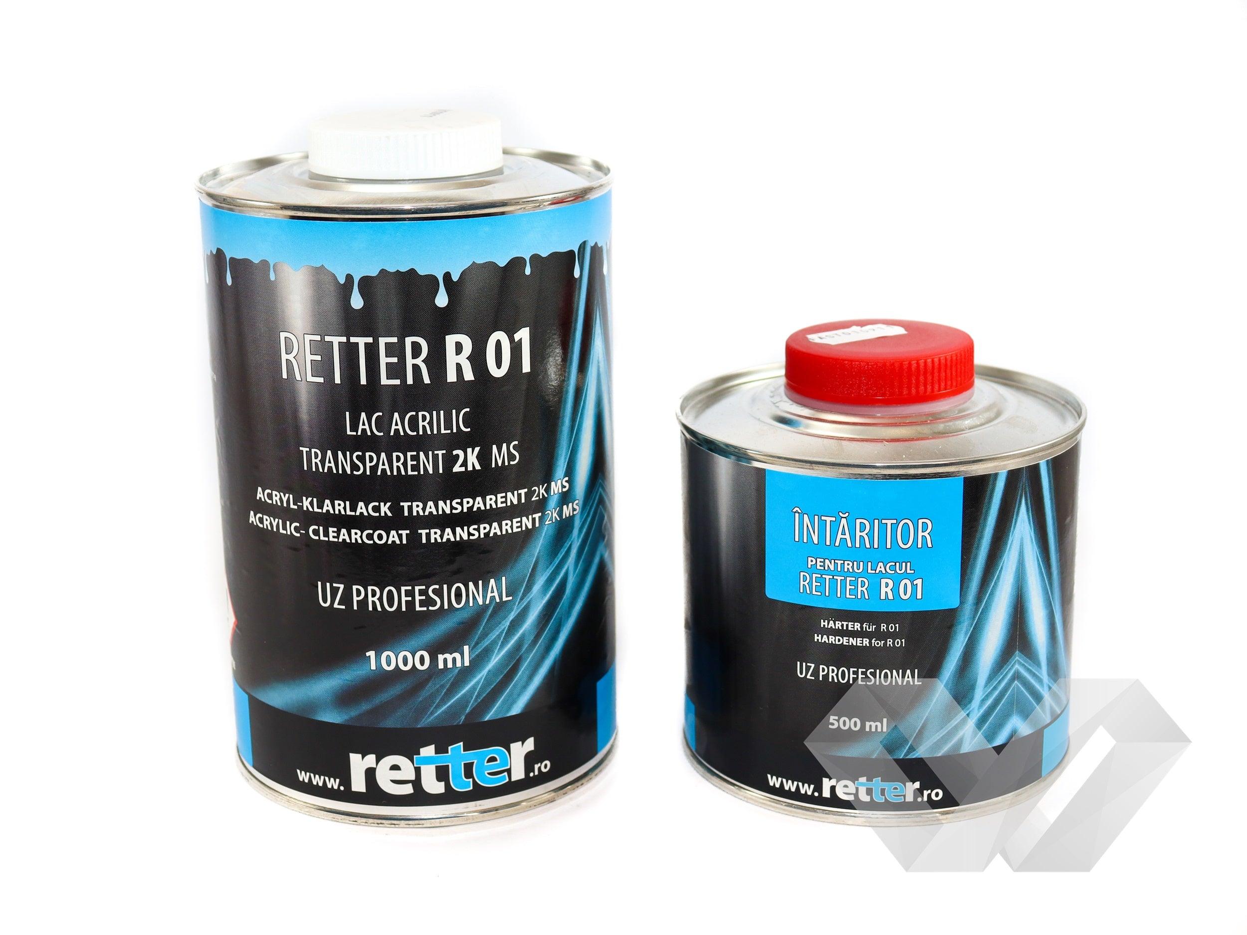 Lac acrilic transparent Retter R 01, 1000ml