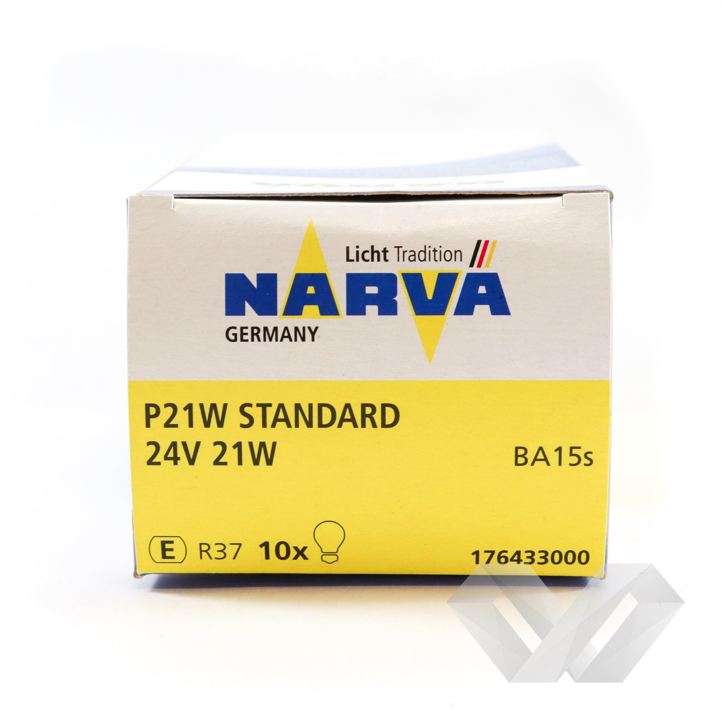 Set becuri auto Narva, 24V P21W