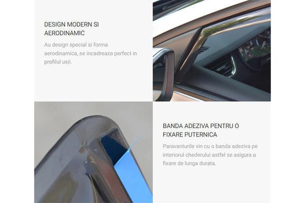 Set deflectoare aer, geamuri fata, Renault Megane IV (2016-)