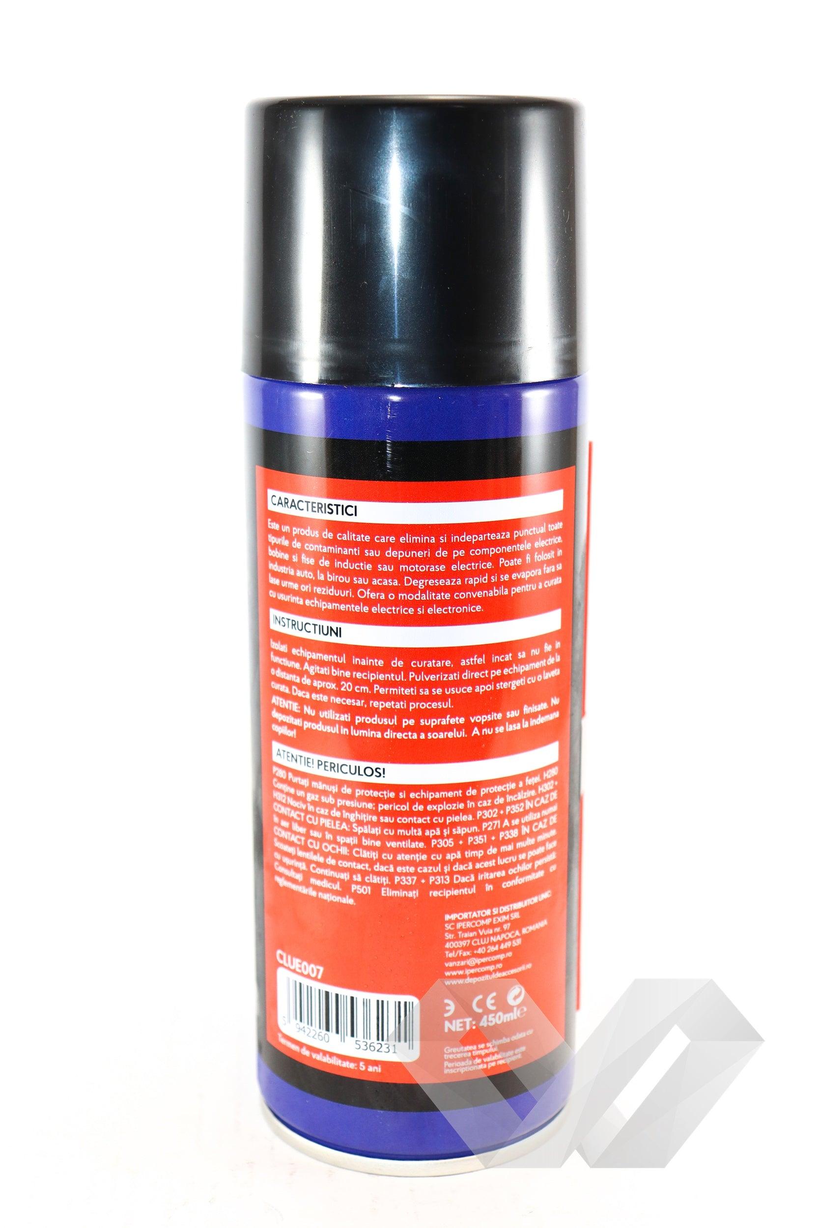 Spray curatat contacte electrice Clue, 450ml - EWO Market