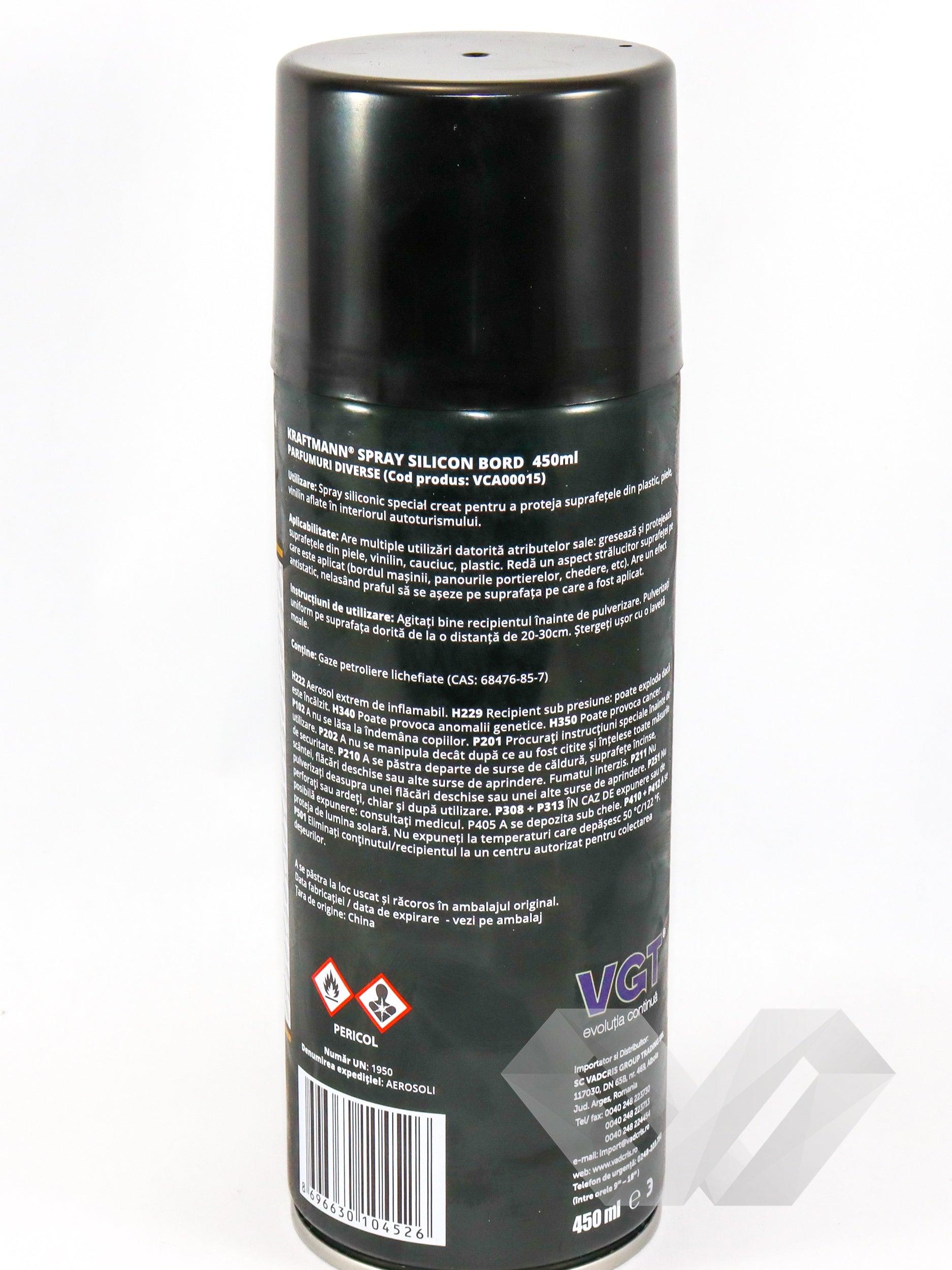 Spray silicon parfumat ocean Kraftmann, 450 ml