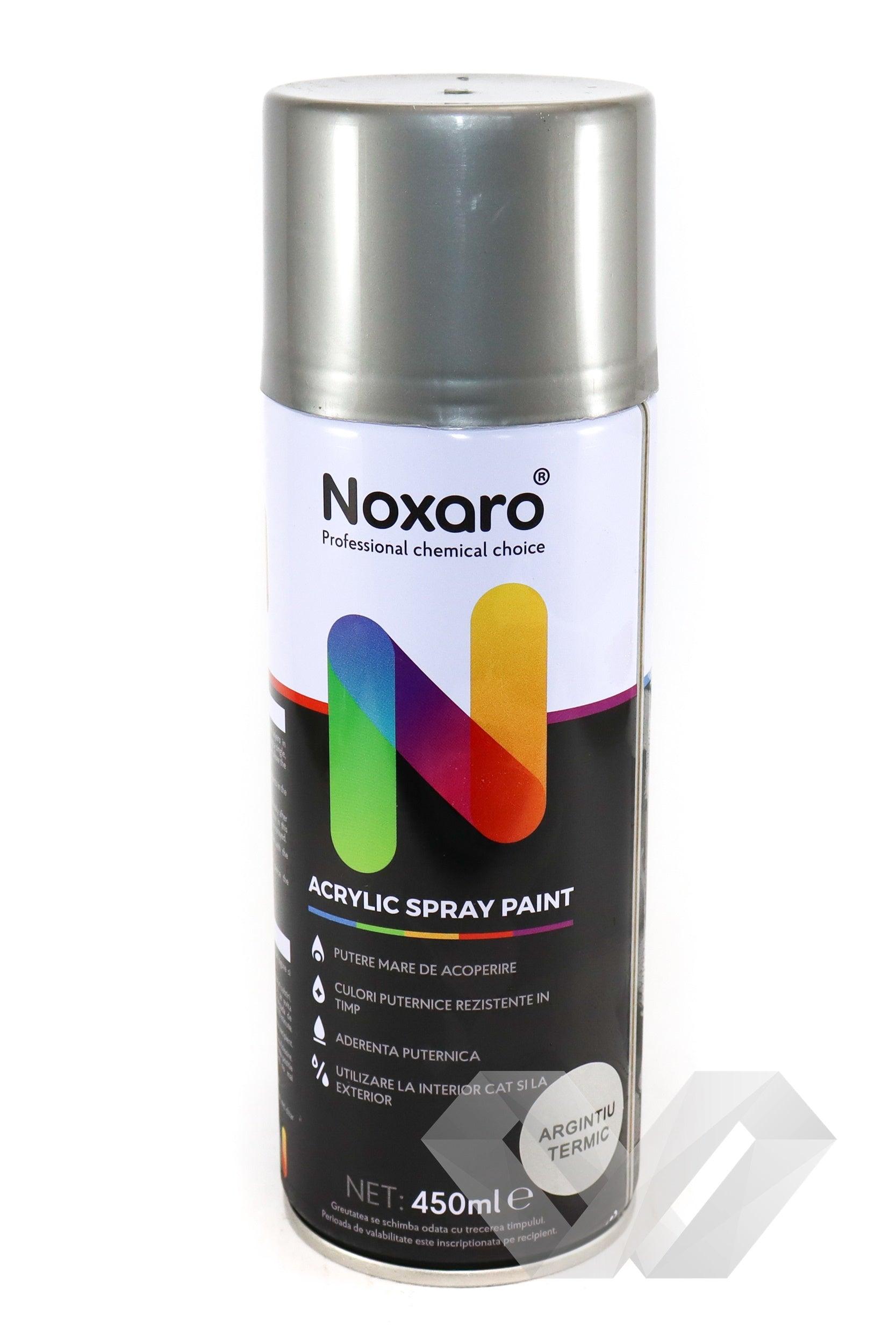 Spray vopsea auto argintiu termic Noxaro, 450ml