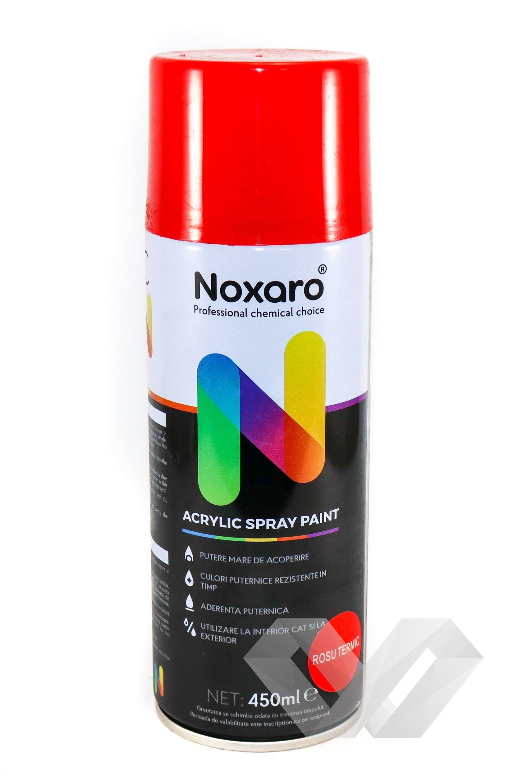 Spray vopsea auto rosu termic Noxaro, 450ml