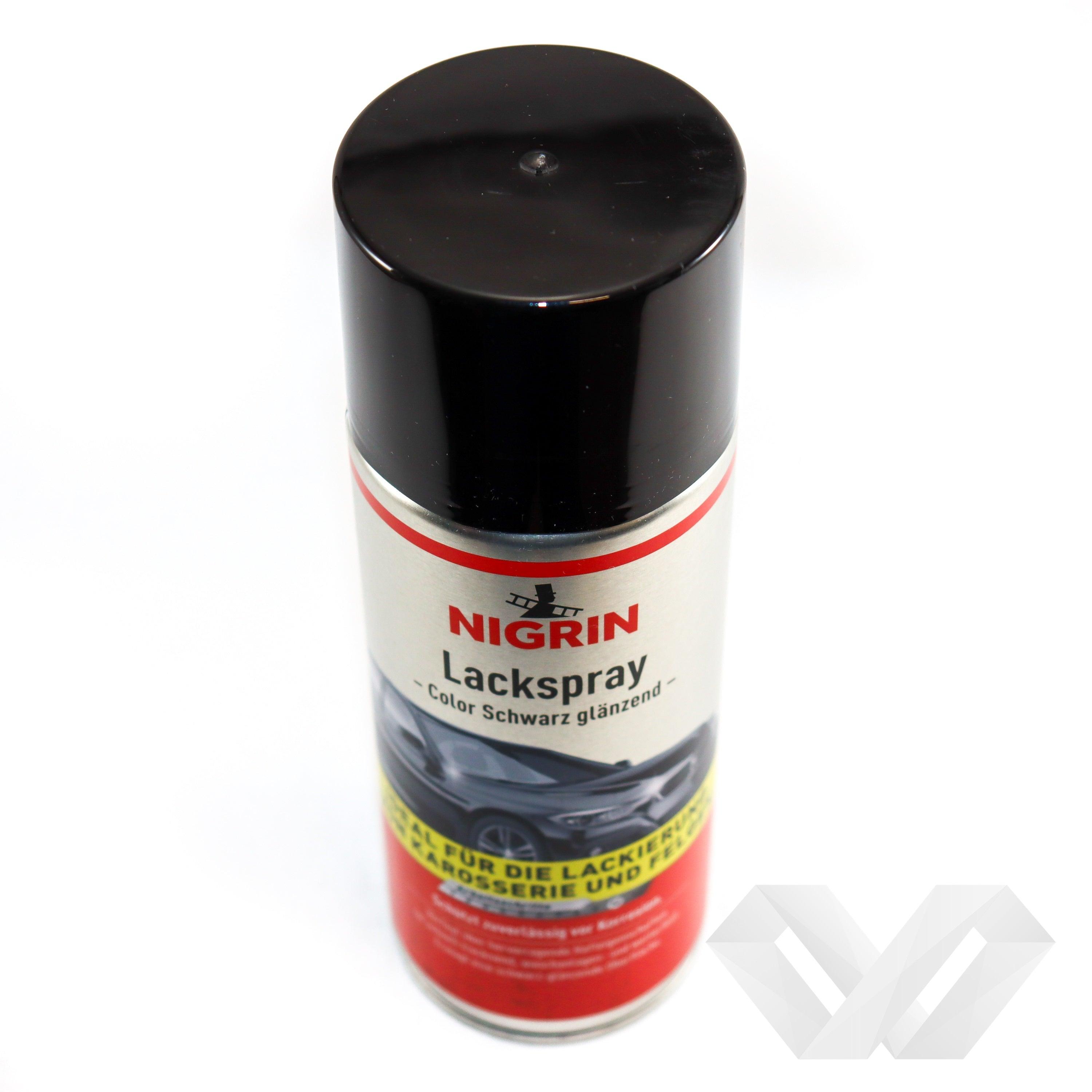 Spray vopsea negru lucios universal Nigrin, 400ml