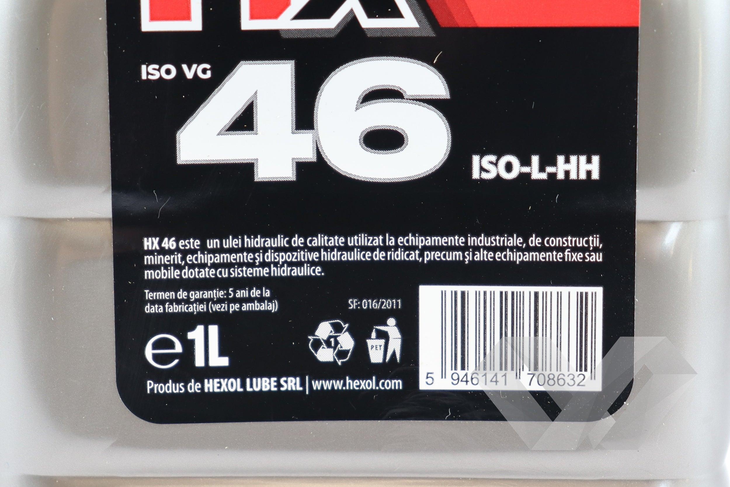 Ulei hidraulic HX 46 Hexol, 1L