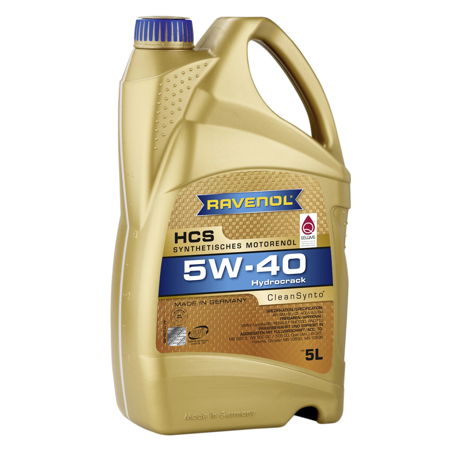 Ulei motor Ravenol HCS 5w40, 5 litri