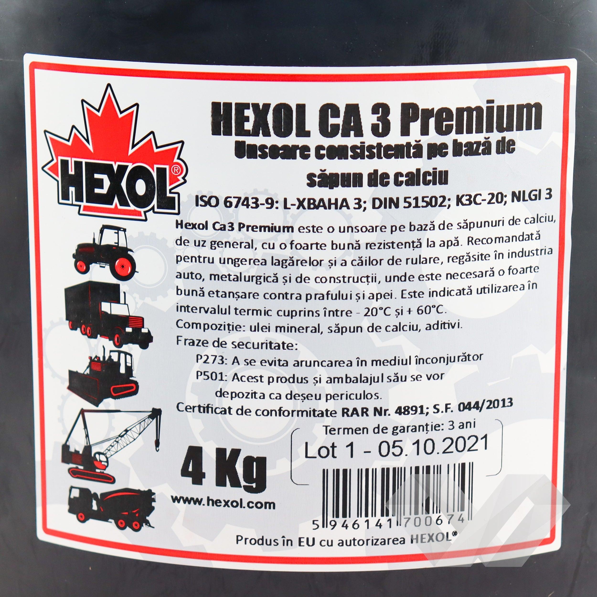 Vaselina CA 3 Hexol, 4 kg